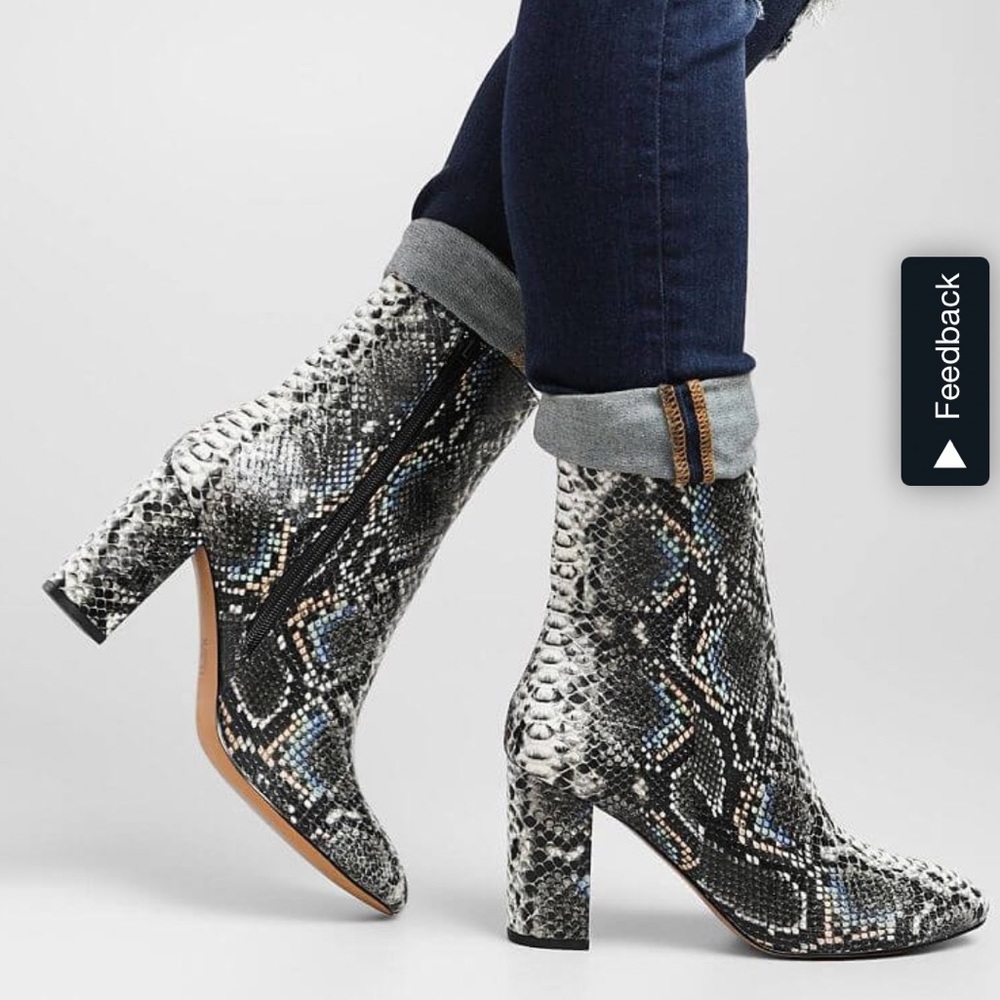 Chinese Laundry Koraline Snake Print Ankle Boot